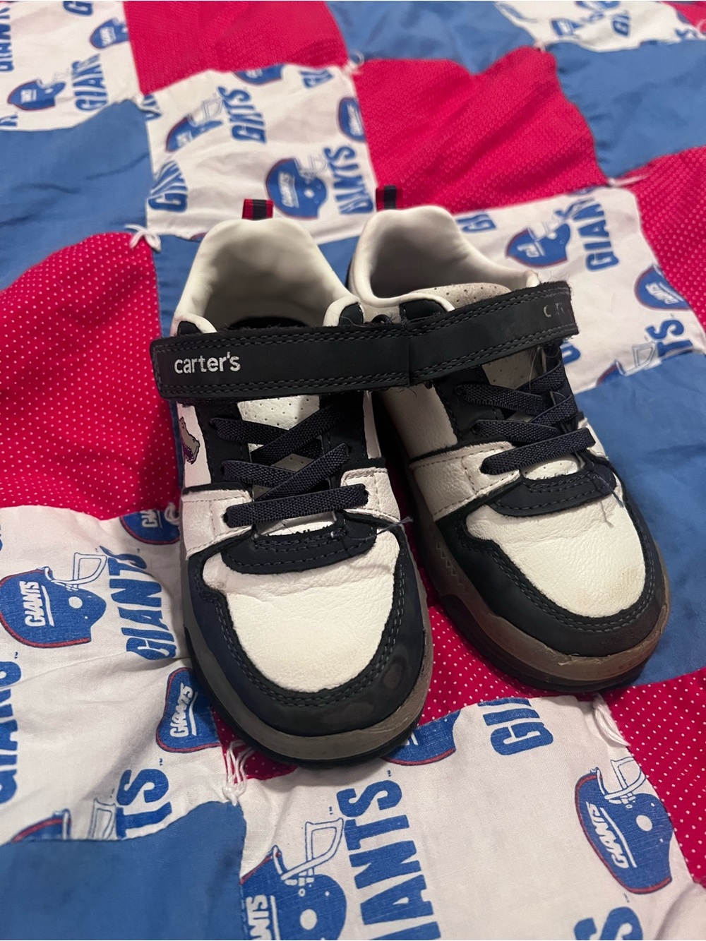 Carter's Navy and White Kids Athletic Shoes